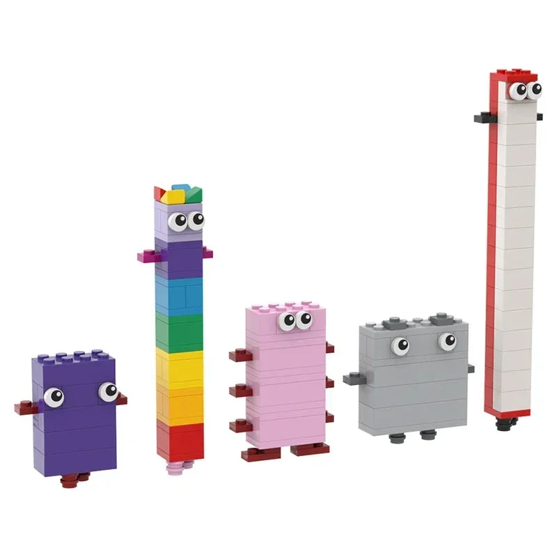 257pcs Number 1-10 Building Blocks Set Creative Math Digital Brick Figure Funny Children Early Education Learning Toys Gifts