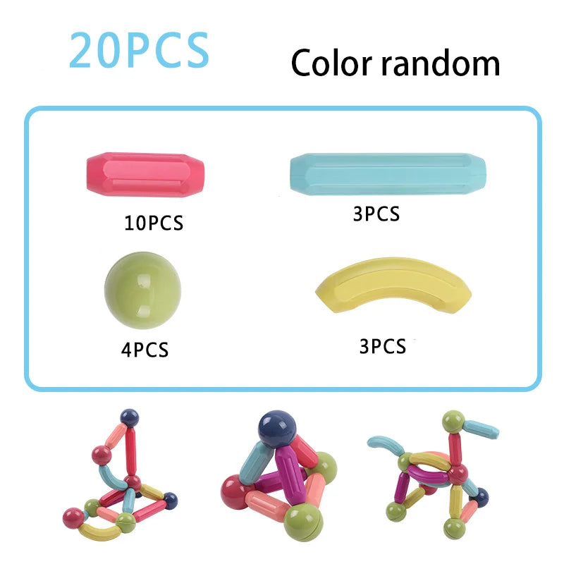 108pcs versatile magnetic wand for boys and girls to develop intellectual thinking toys