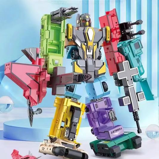 Children's numbers can also be converted into cars to synthesize different characters