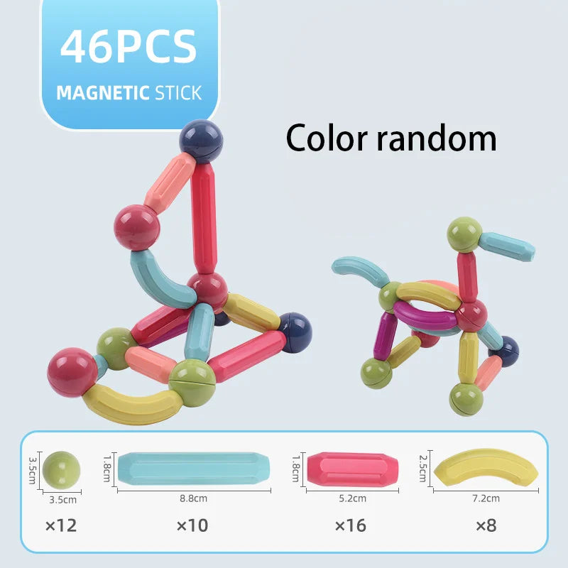 108pcs versatile magnetic wand for boys and girls to develop intellectual thinking toys