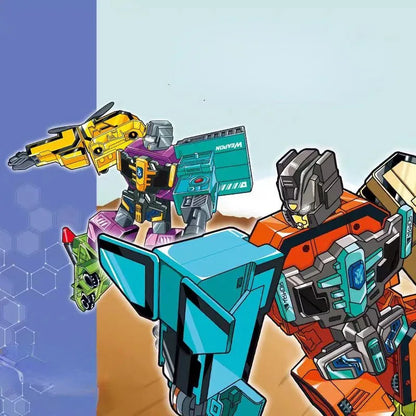 Children's numbers can also be converted into cars to synthesize different characters